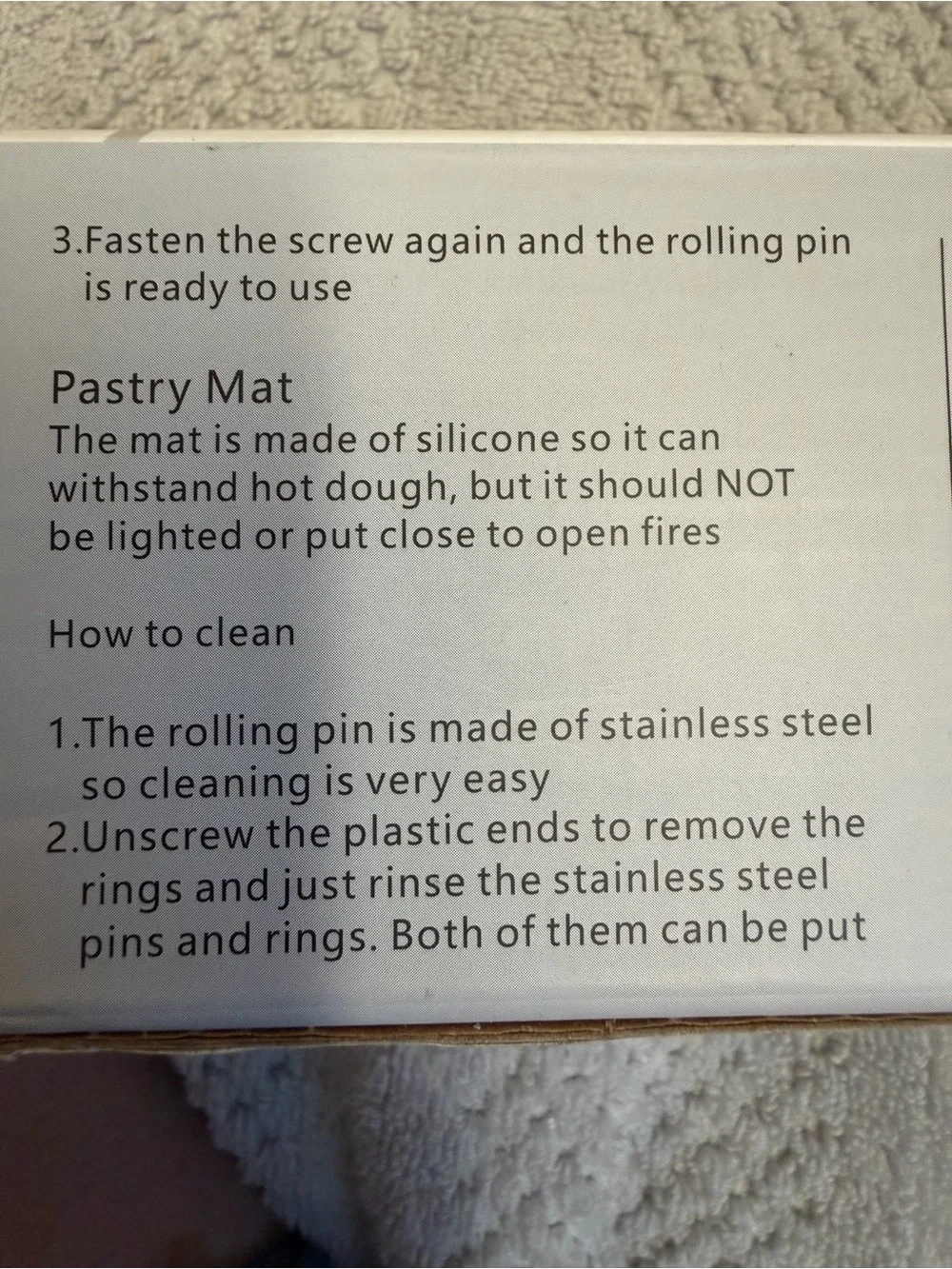 Adjustable Stainless Steel Rolling Pin with Multicolor Thickness Rings & Mat